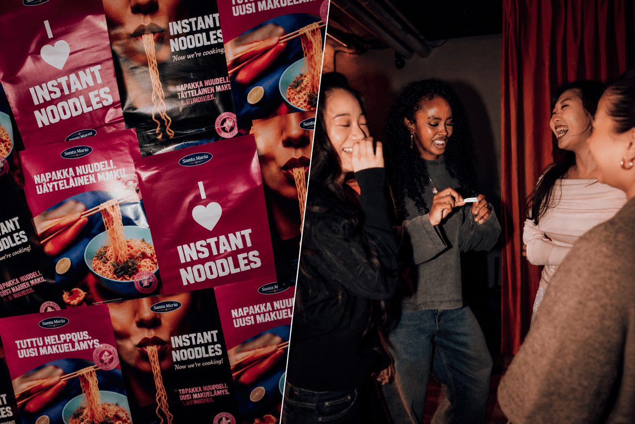 Turning instant noodles into a talking point